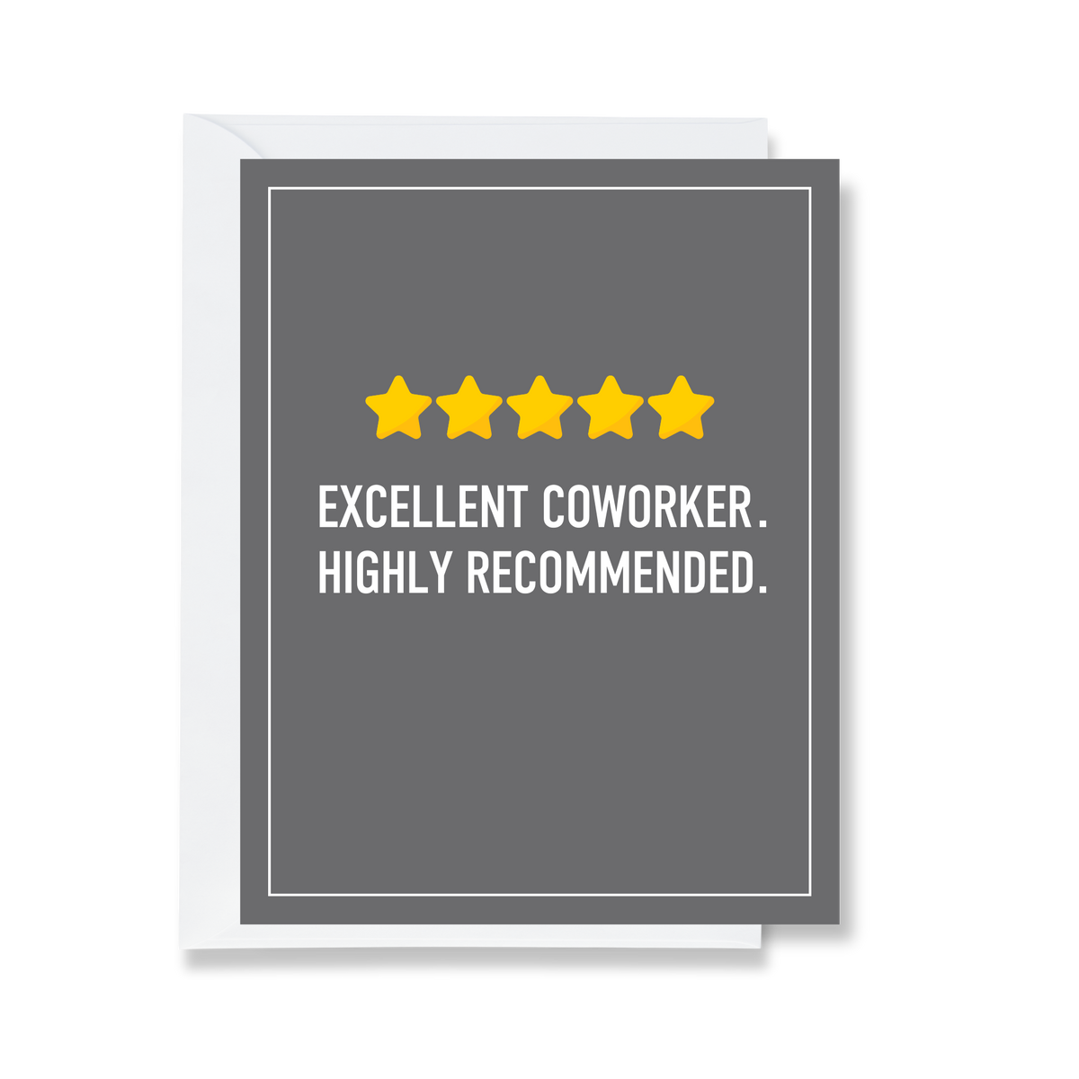 5 Star Coworker Greeting Card
