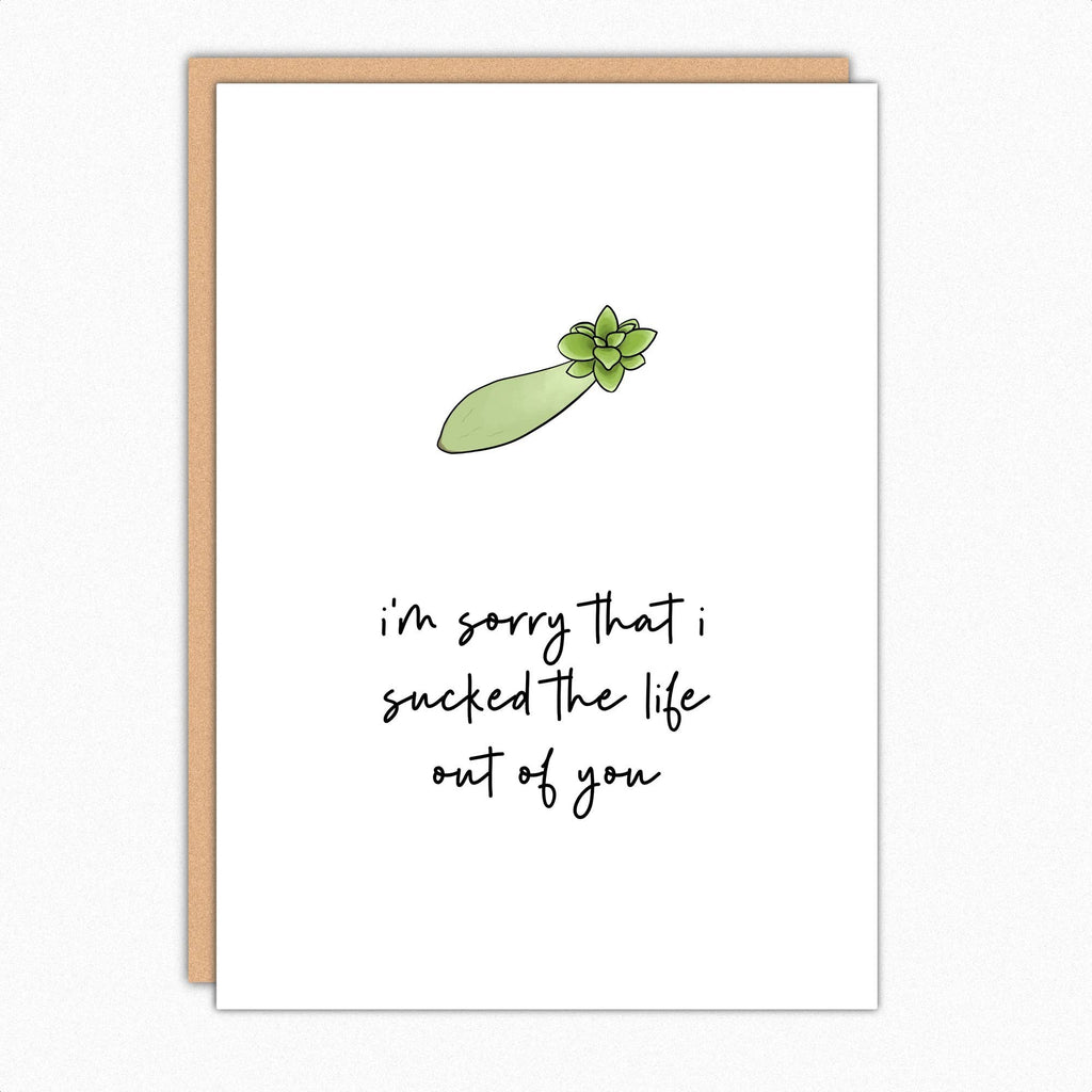 Sucked The Life Mother's Day Card