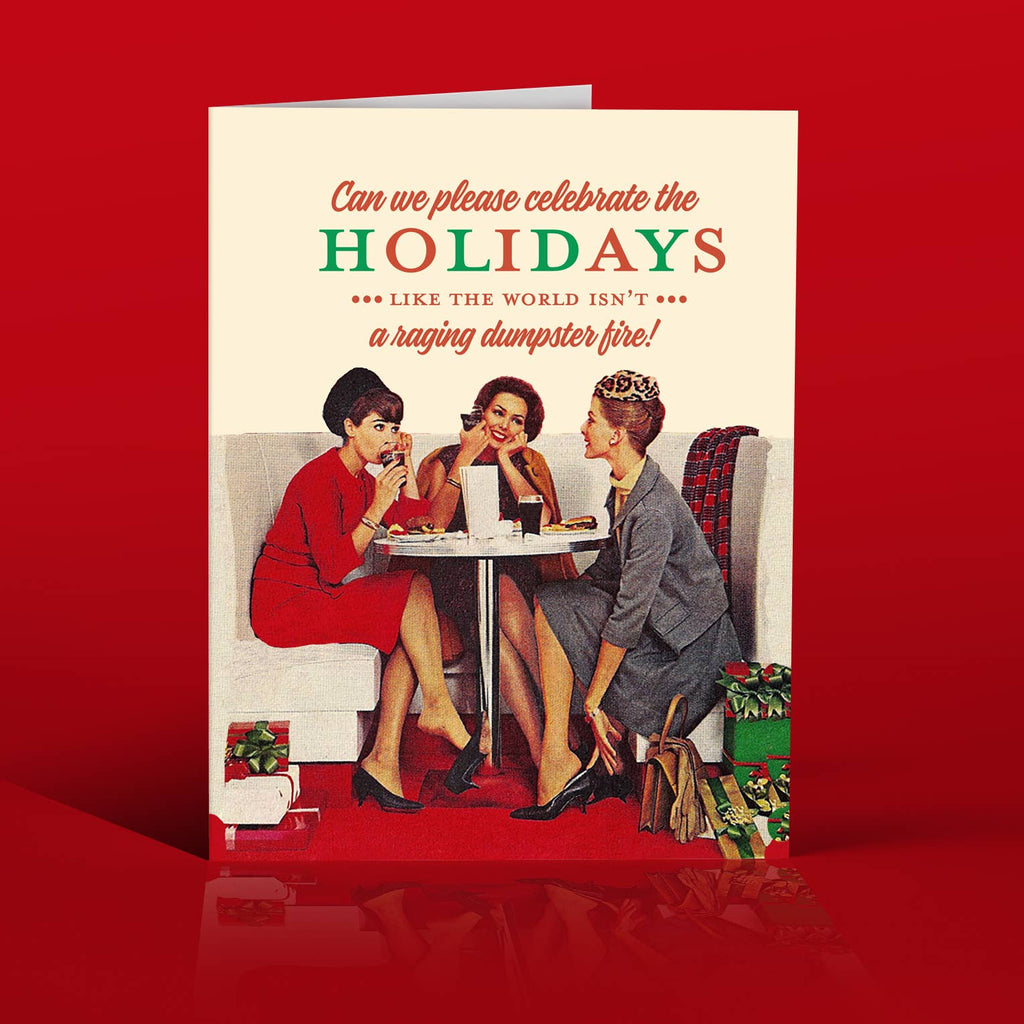 Dumpster Fire Christmas Card