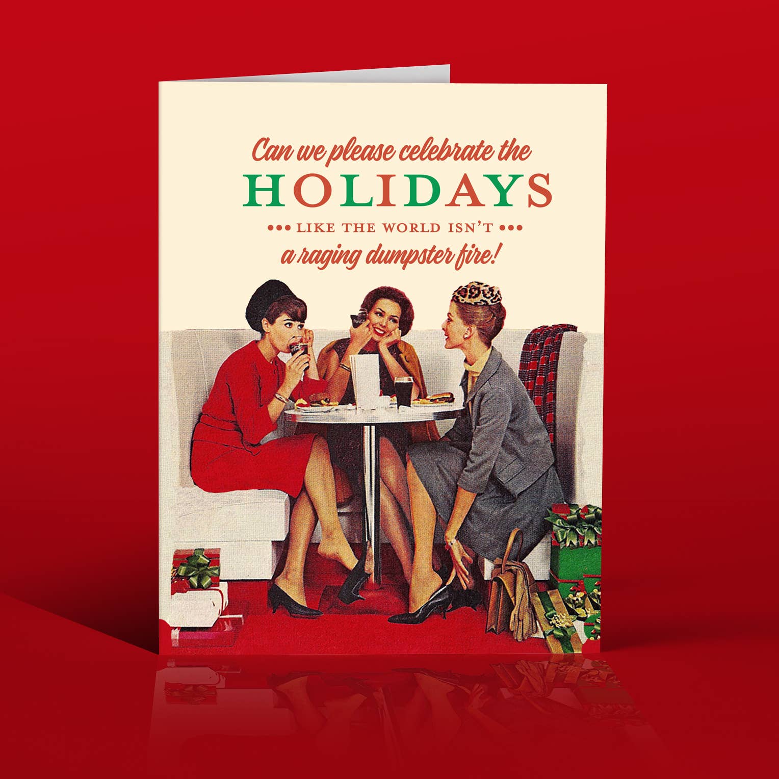 Dumpster Fire Christmas Card