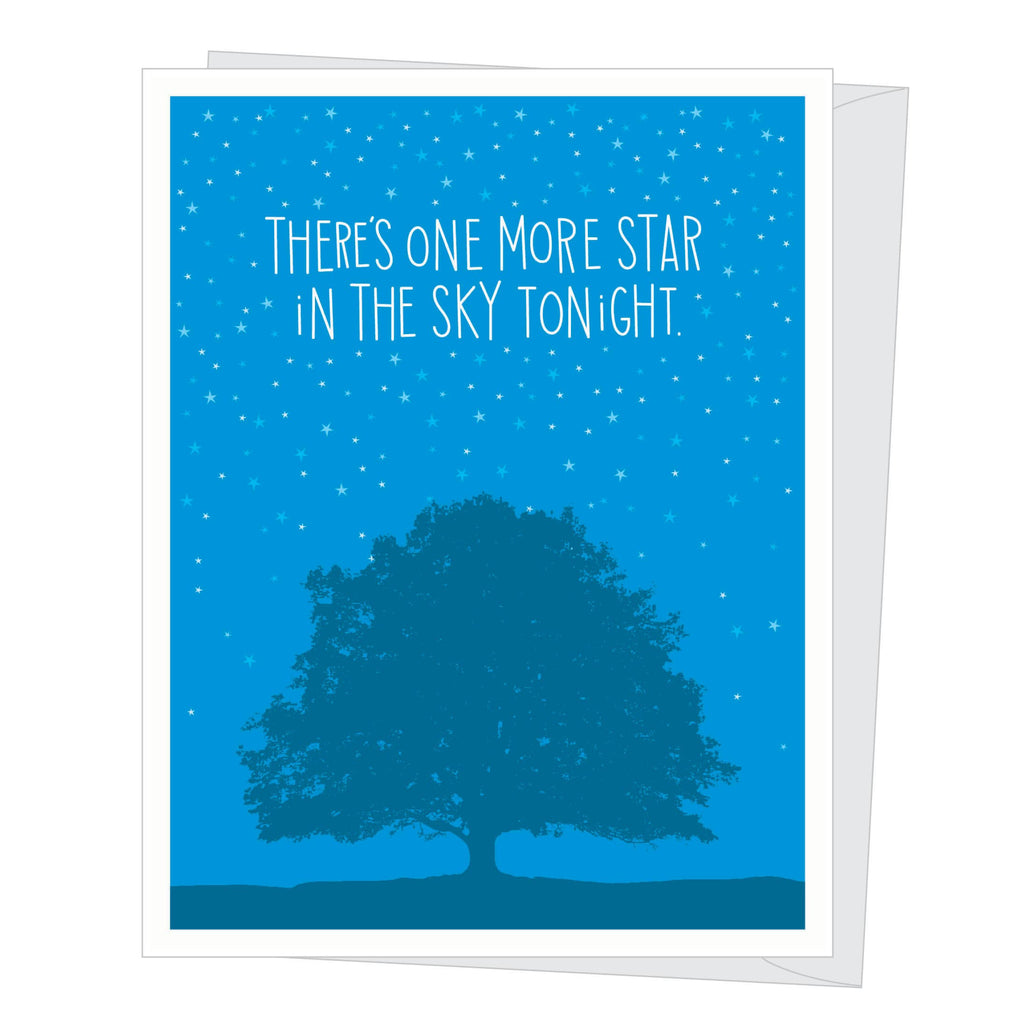 One More Star Sympathy Card