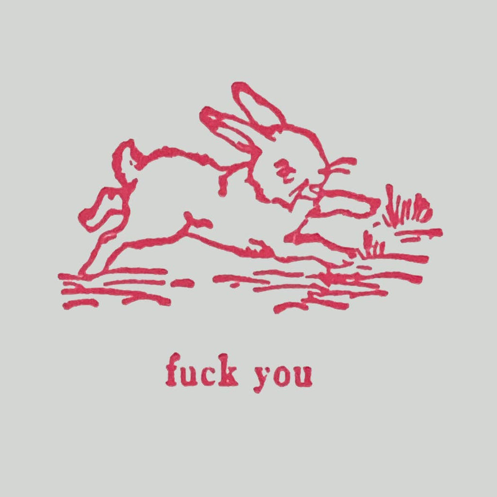 F*ck You Bunny Miscellaneous Card
