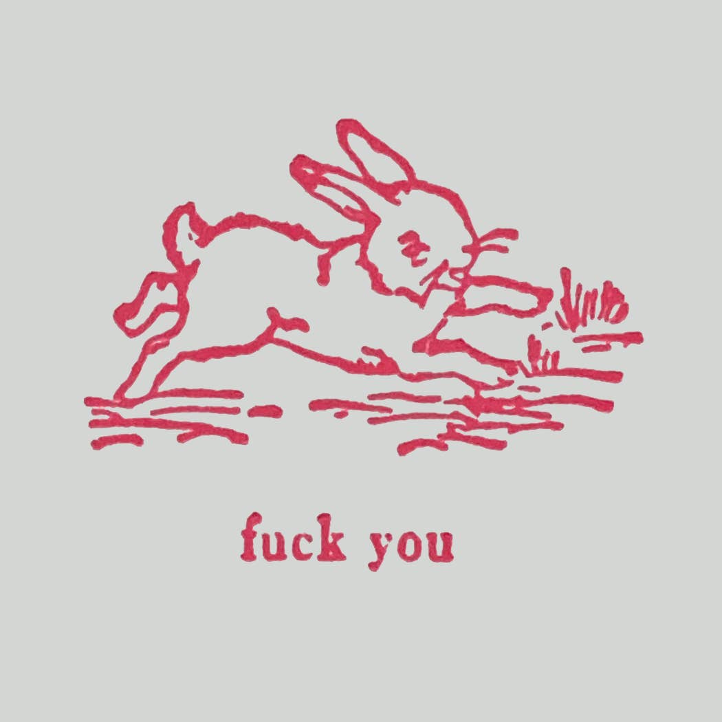 F*ck You Bunny Miscellaneous Card
