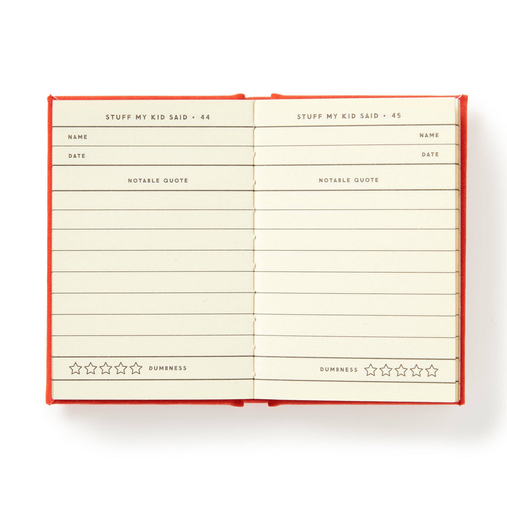 Dumb Things My Kid Said Tiny Diary