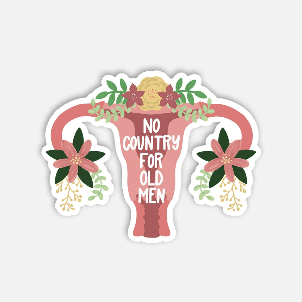 No Country For Old Men Pro Choice Sticker