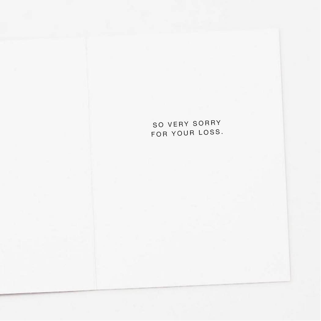 Orchid Sympathy Card