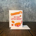 Congrats On Your Little Nugget Greeting Card