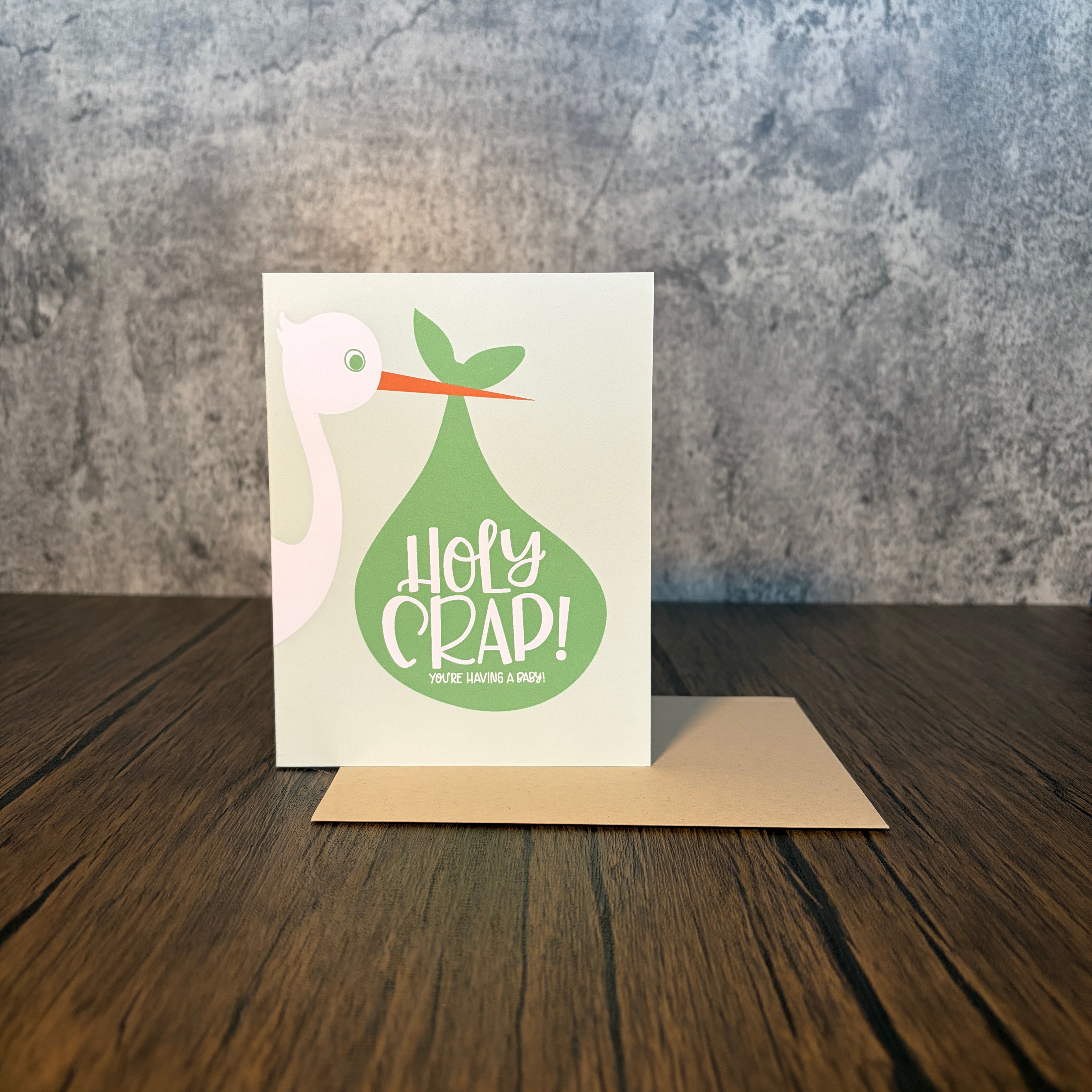 Holy Crap Baby Card