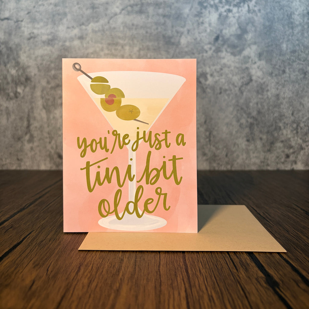 Tini Bit Older Birthday Card