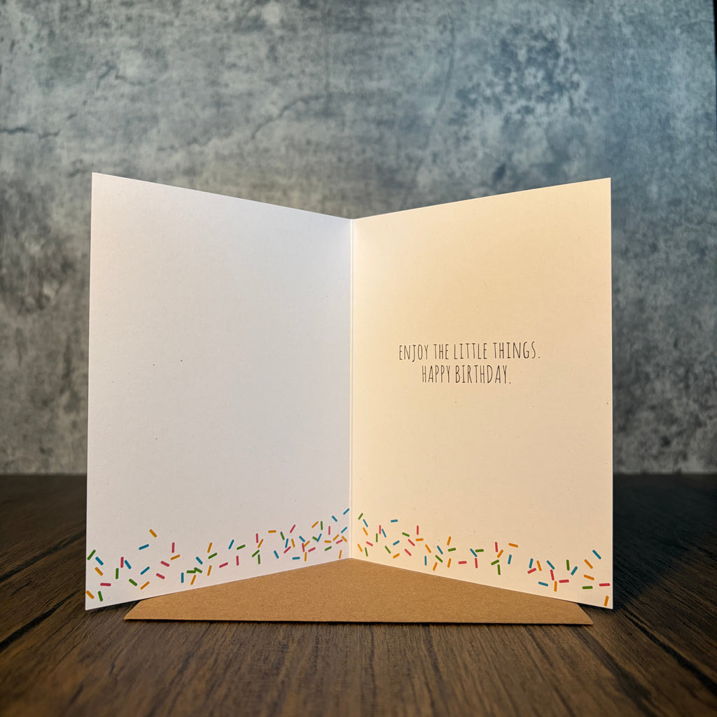 Pigeon Donut Birthday Card