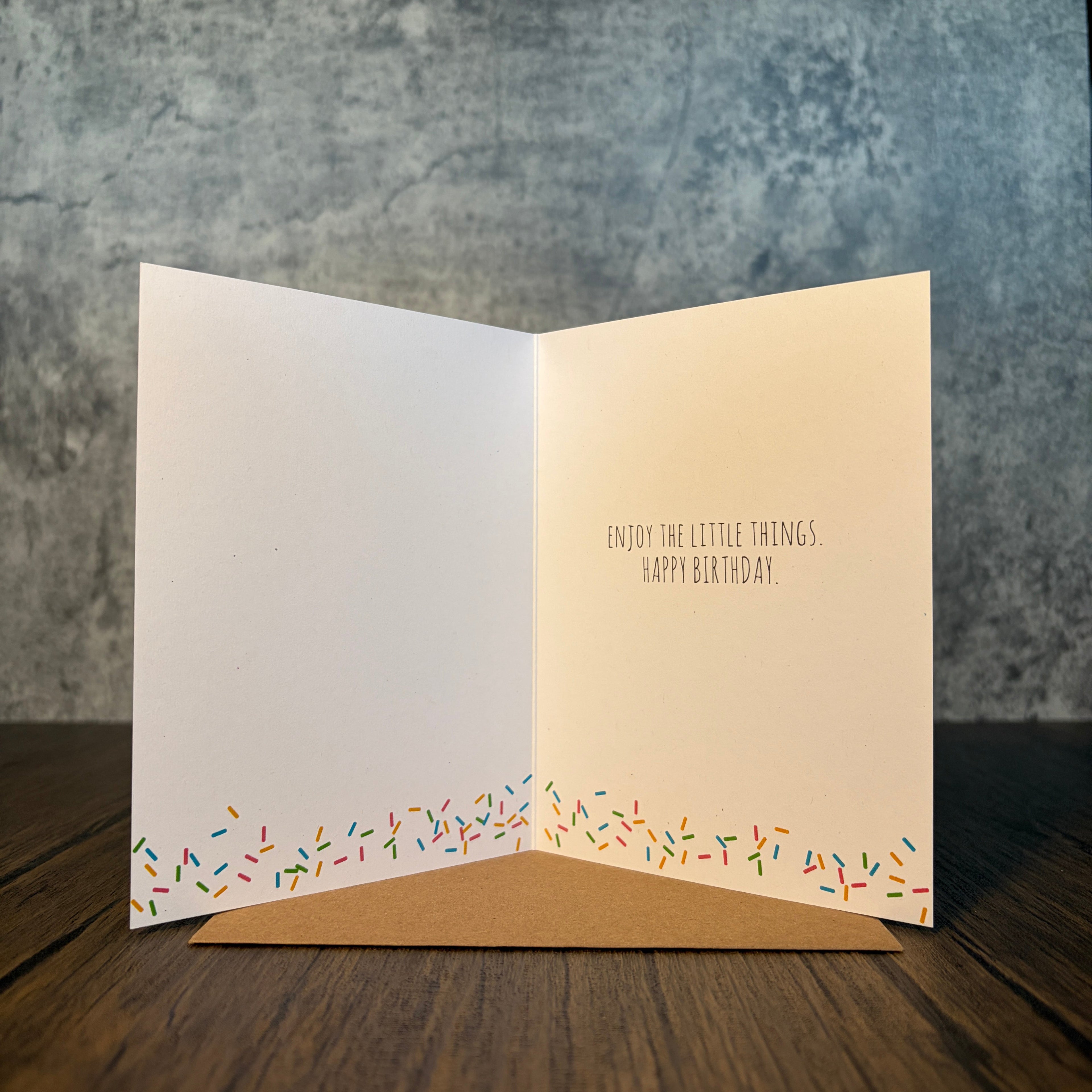 Pigeon Donut Birthday Card