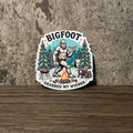 Bigfoot Grabbed My Weiner Vinyl Sticker