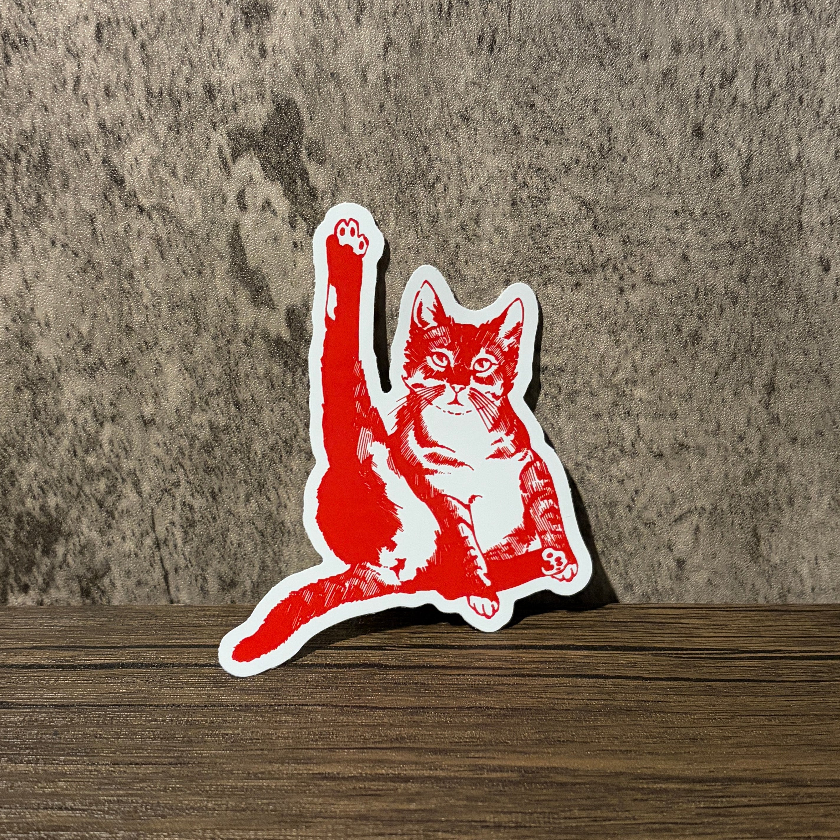 Cat Plays the Violin Sticker