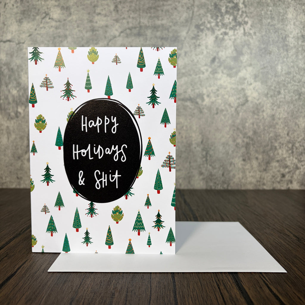 Happy Holidays & Shit Christmas Card