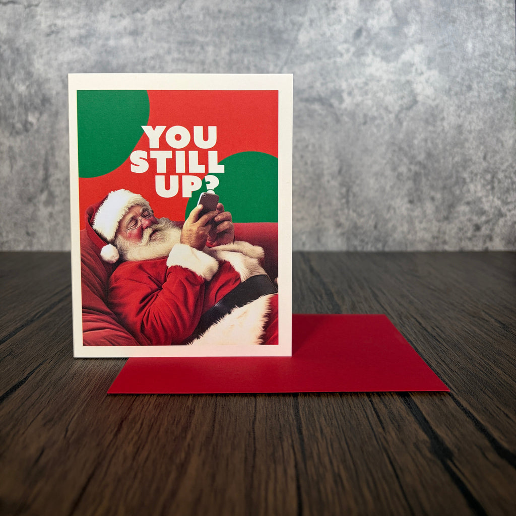 Still Up? Christmas Card