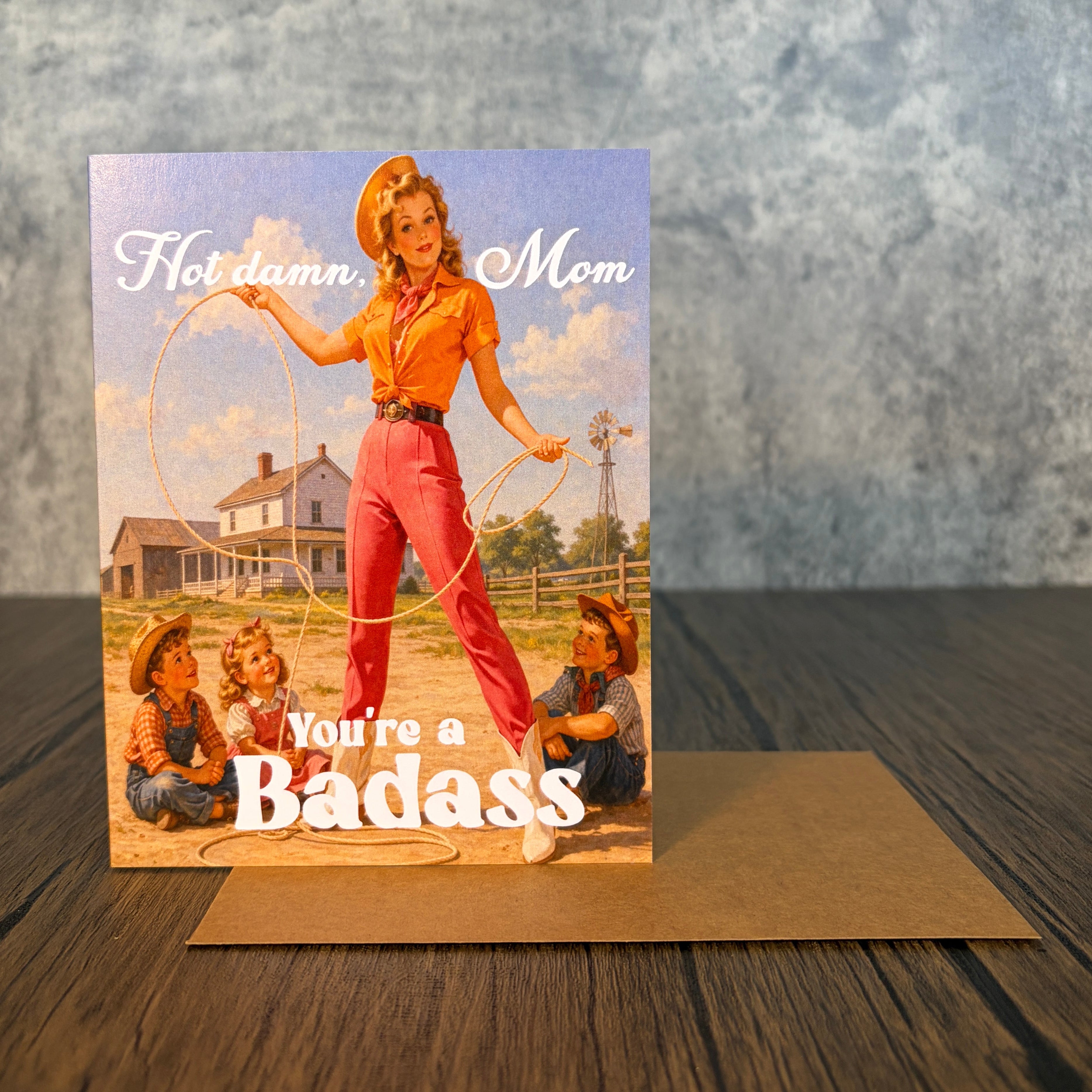 Hot Damn Vintage Mother's Day Card