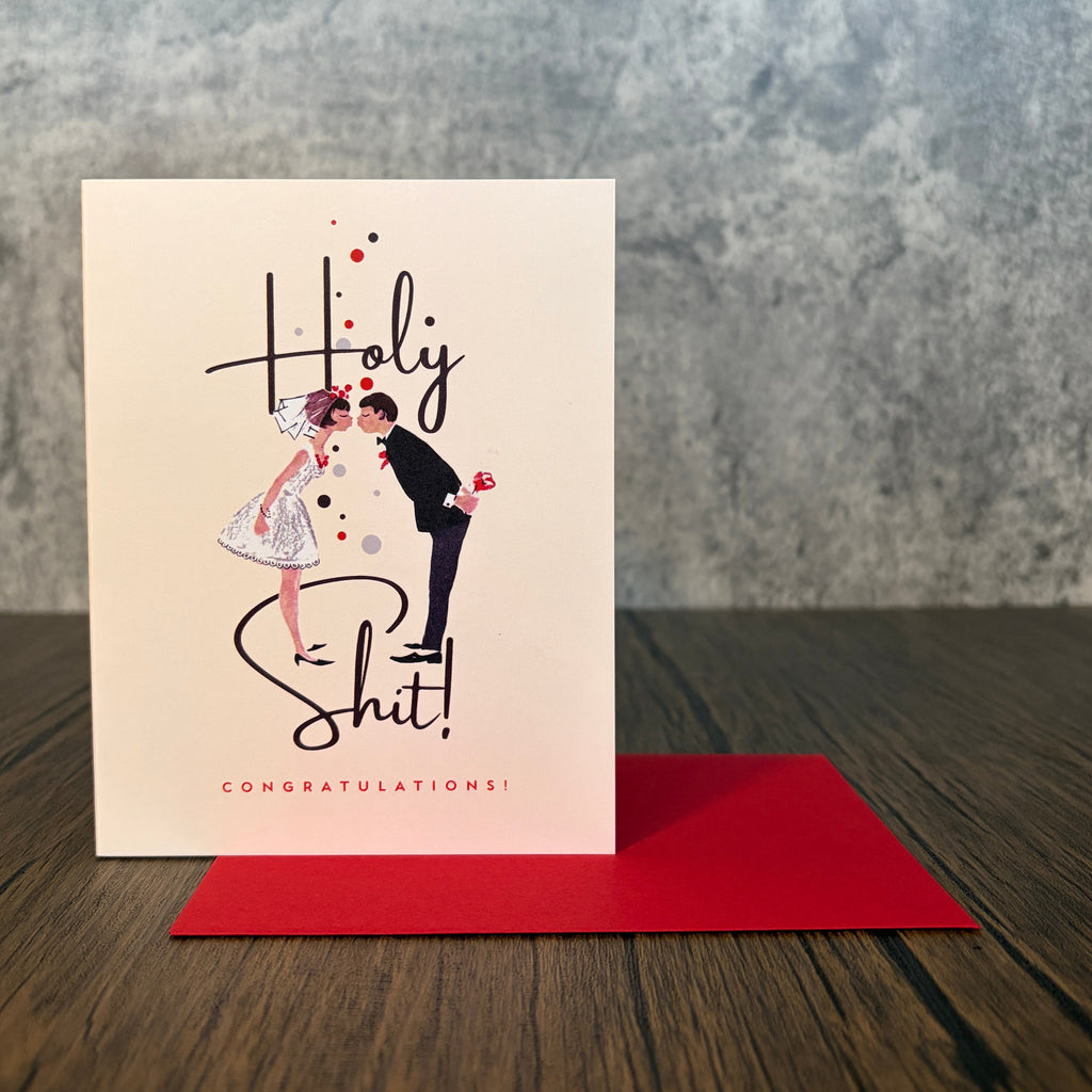 HOLY SHIT! wedding card