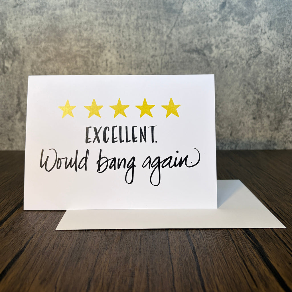 Would Bang Again Card