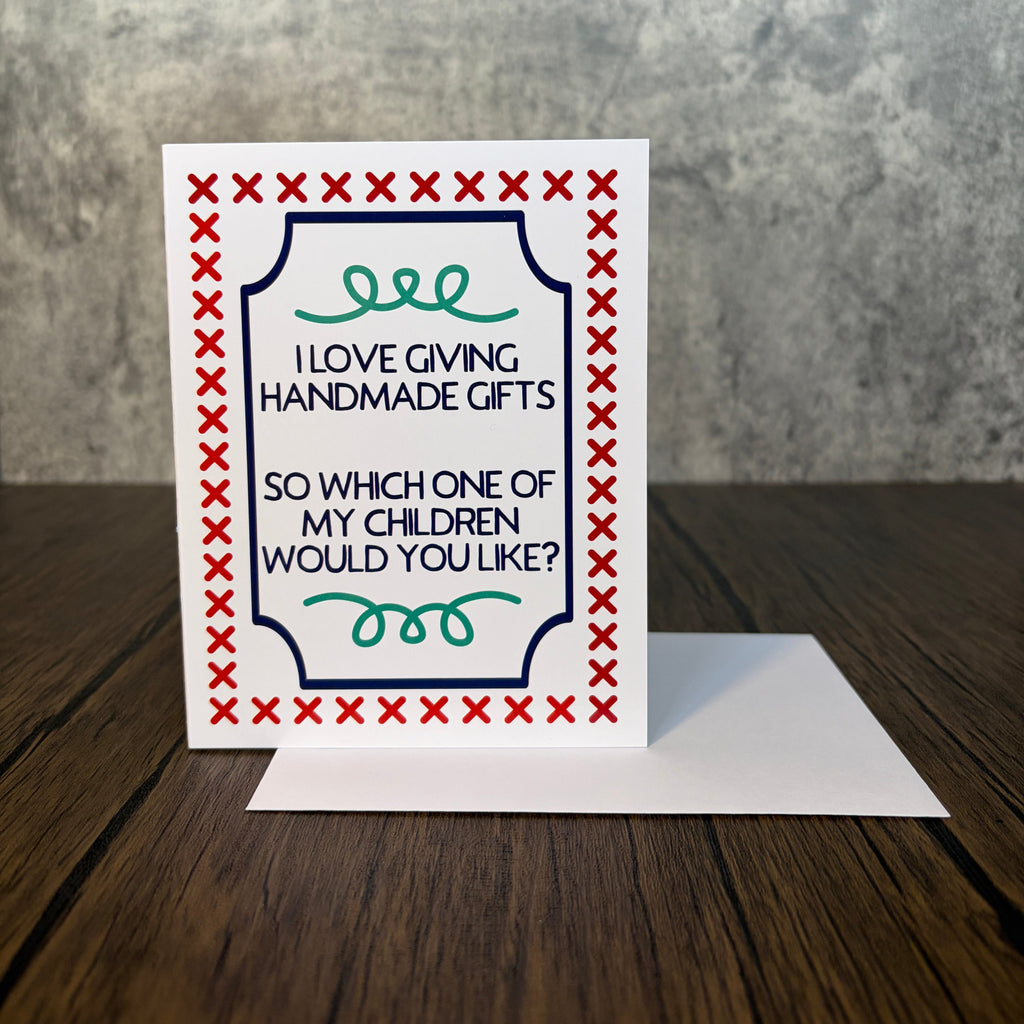 Handmade Gifts Greeting Card