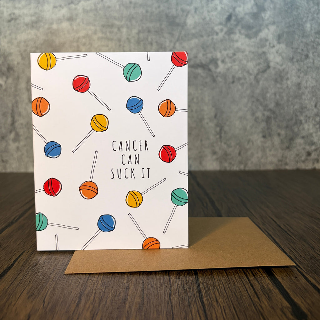 Cancer Can Suck It Get Well Cancer Card