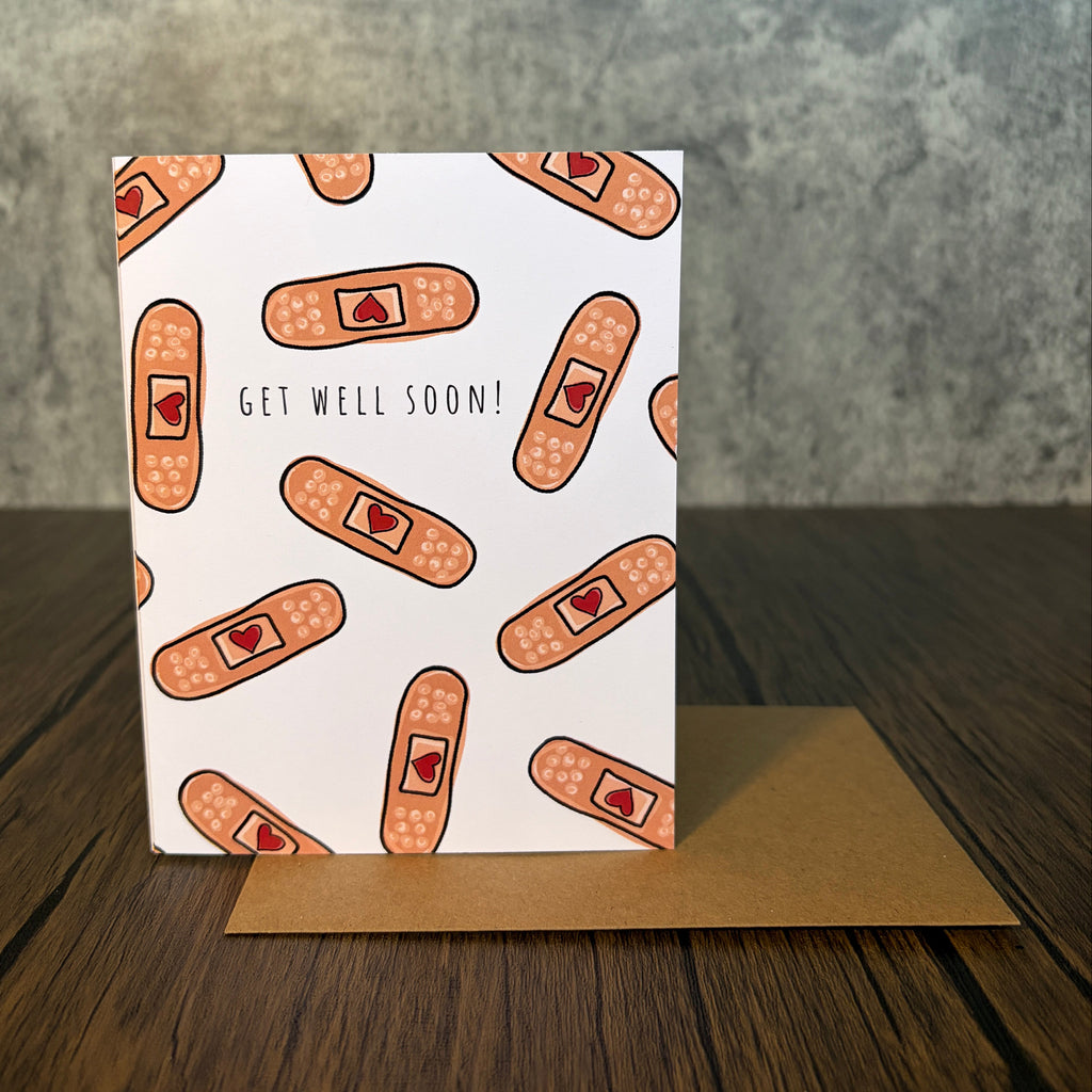 Heart Bandaid Card