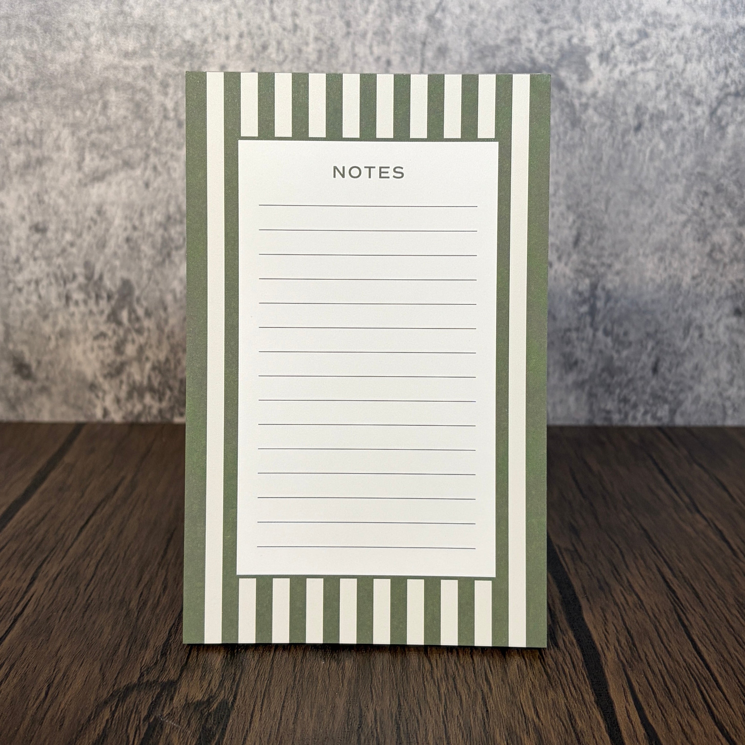 Striped Notepad