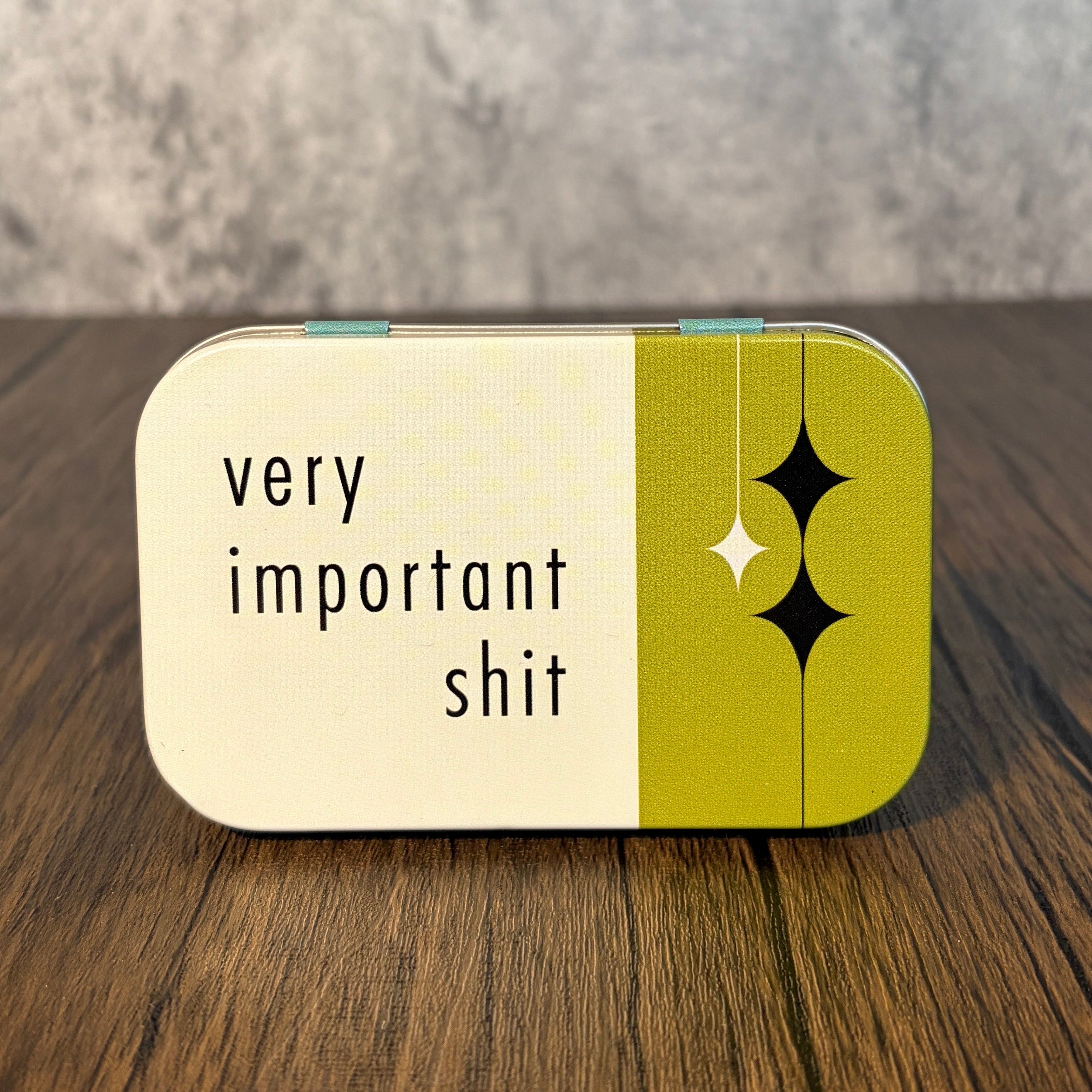 Very Important Shit Stash Tin
