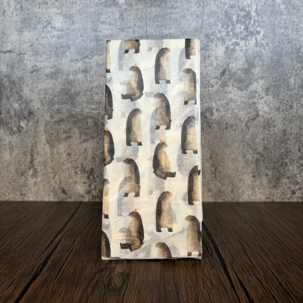 Party Bear Tissue Paper: 5 Sheets
