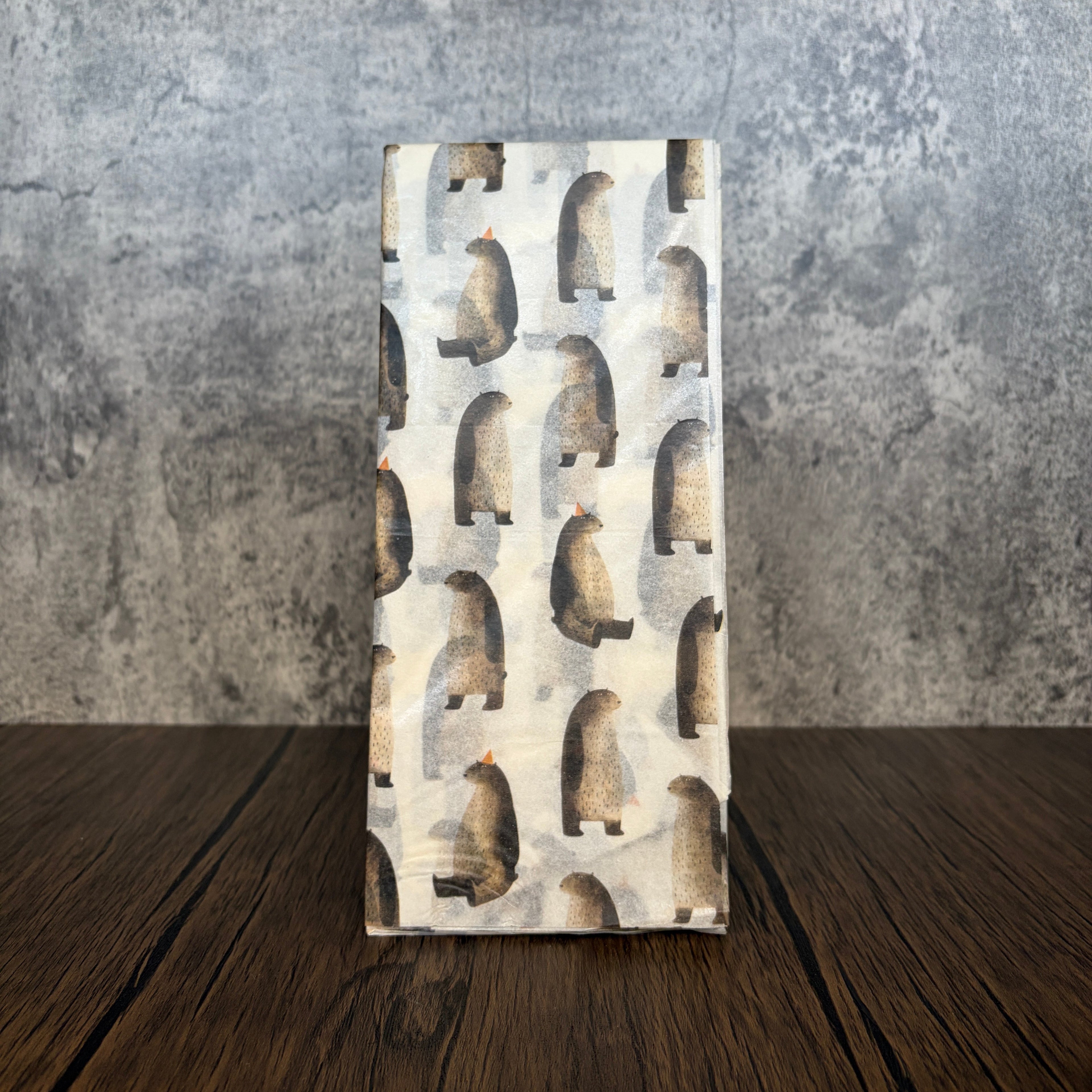 Party Bear Tissue Paper: 5 Sheets