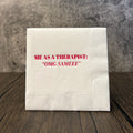 Me As A Therapist Cocktail Paper Napkins