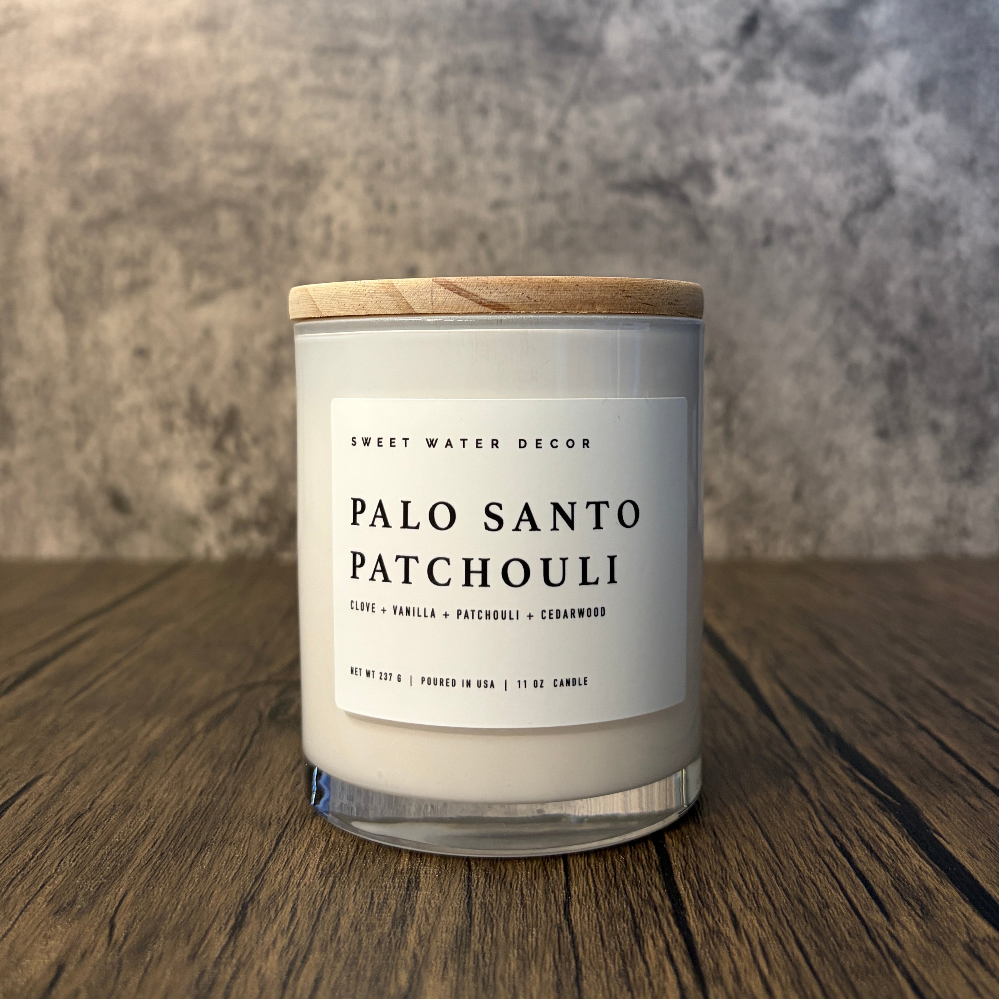 Palo Santo Patchouli 11 oz Soy Candle