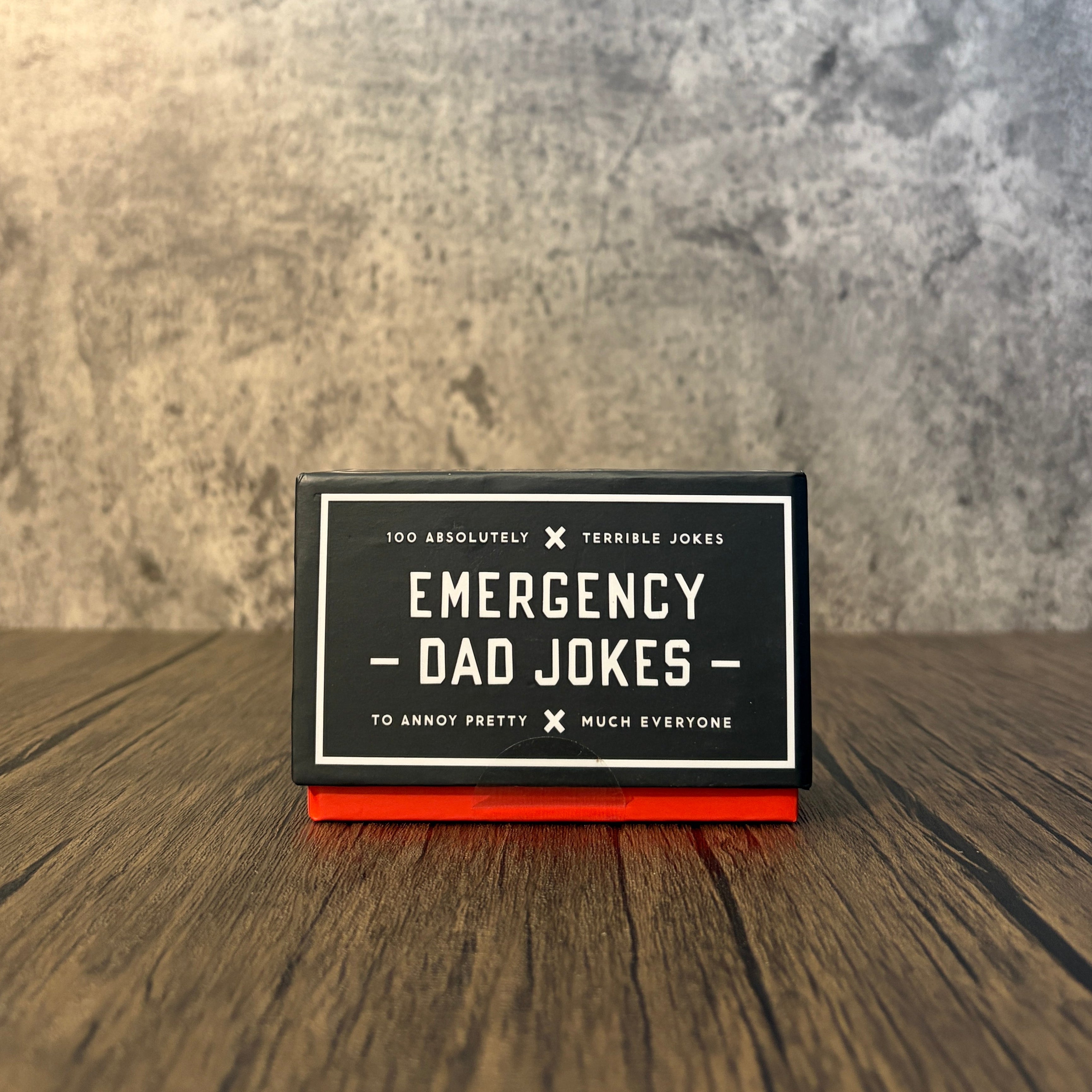 Emergency Dad Jokes Card Set by Brass Monkey