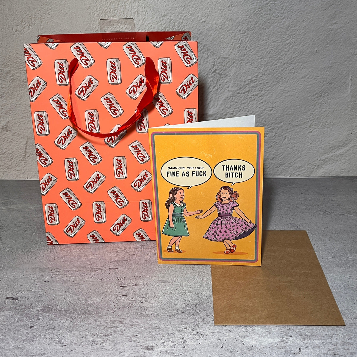 Damn Girl Greeting Card