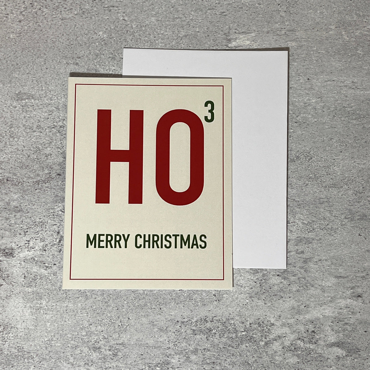 HO Cubed Greeting Card