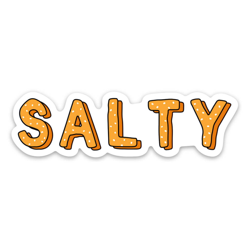 Salty Vinyl Sticker