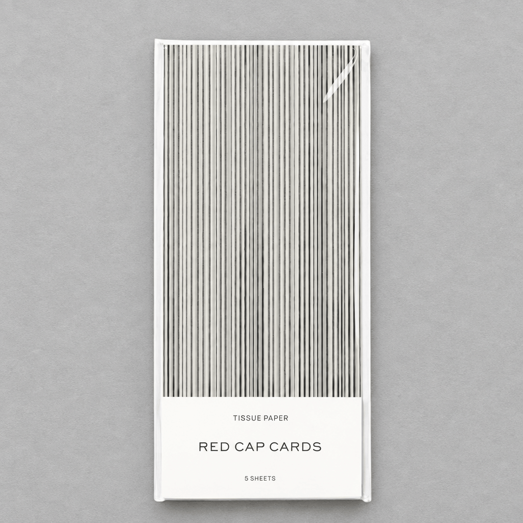 Black Stripe Tissue Paper photo 1 on the lighter grey backdrop
