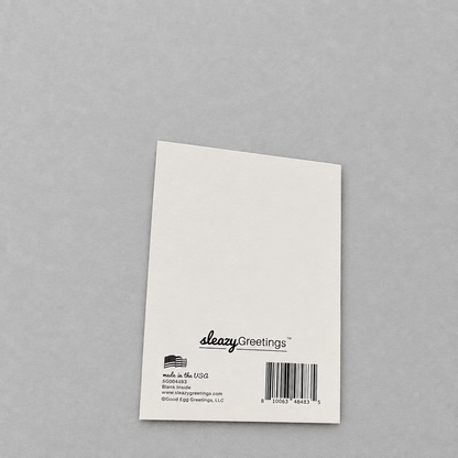 Clever Little Shit Congratulations Card photo 6 on the lighter grey backdrop
