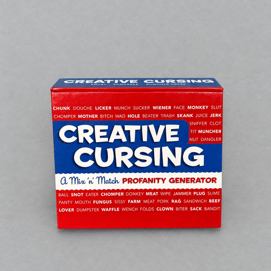 Creative Cursing book photo 1 on the lighter grey backdrop