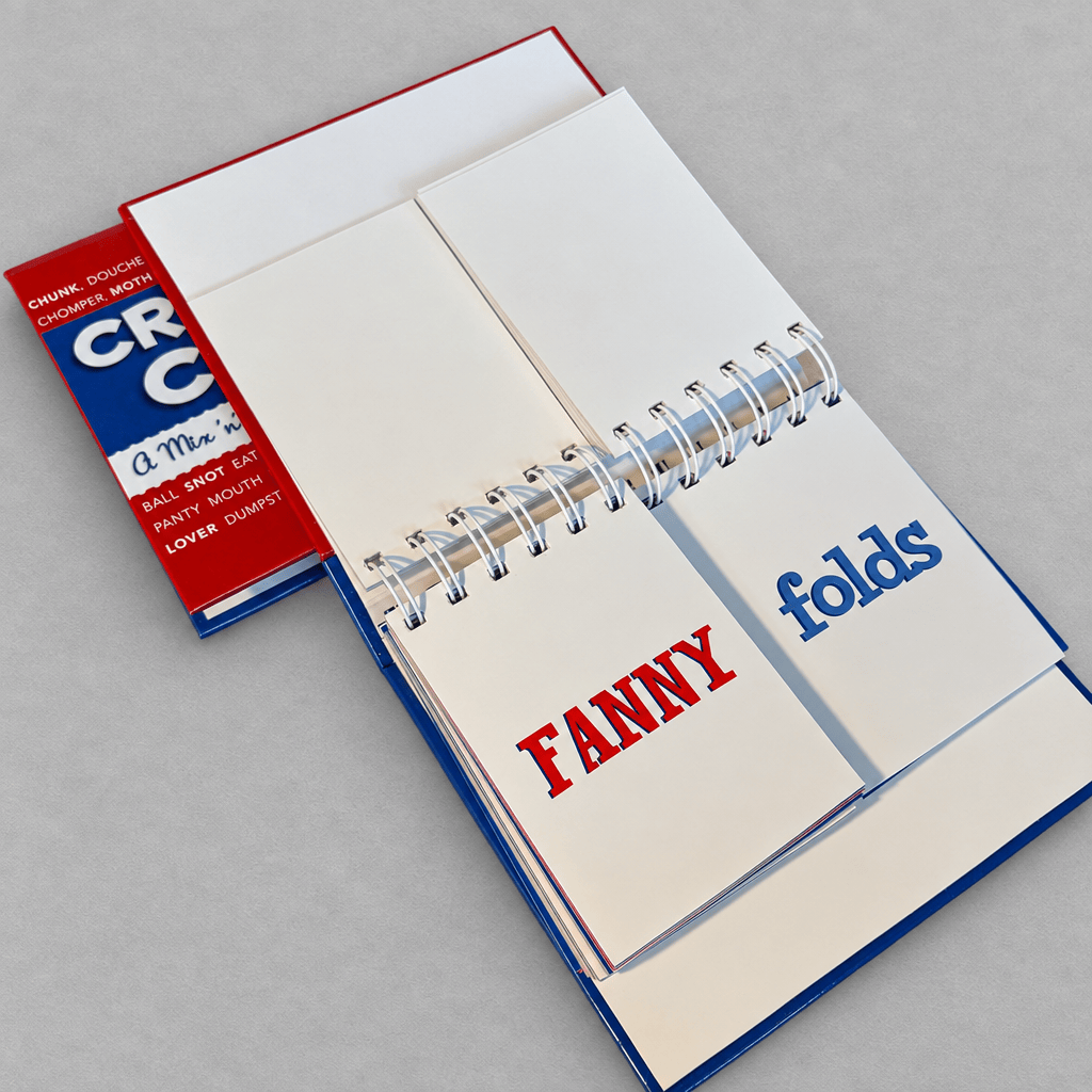Creative Cursing flipbook photo 2 on the lighter grey backdrop