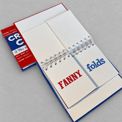 Creative Cursing flipbook photo 2 on the lighter grey backdrop