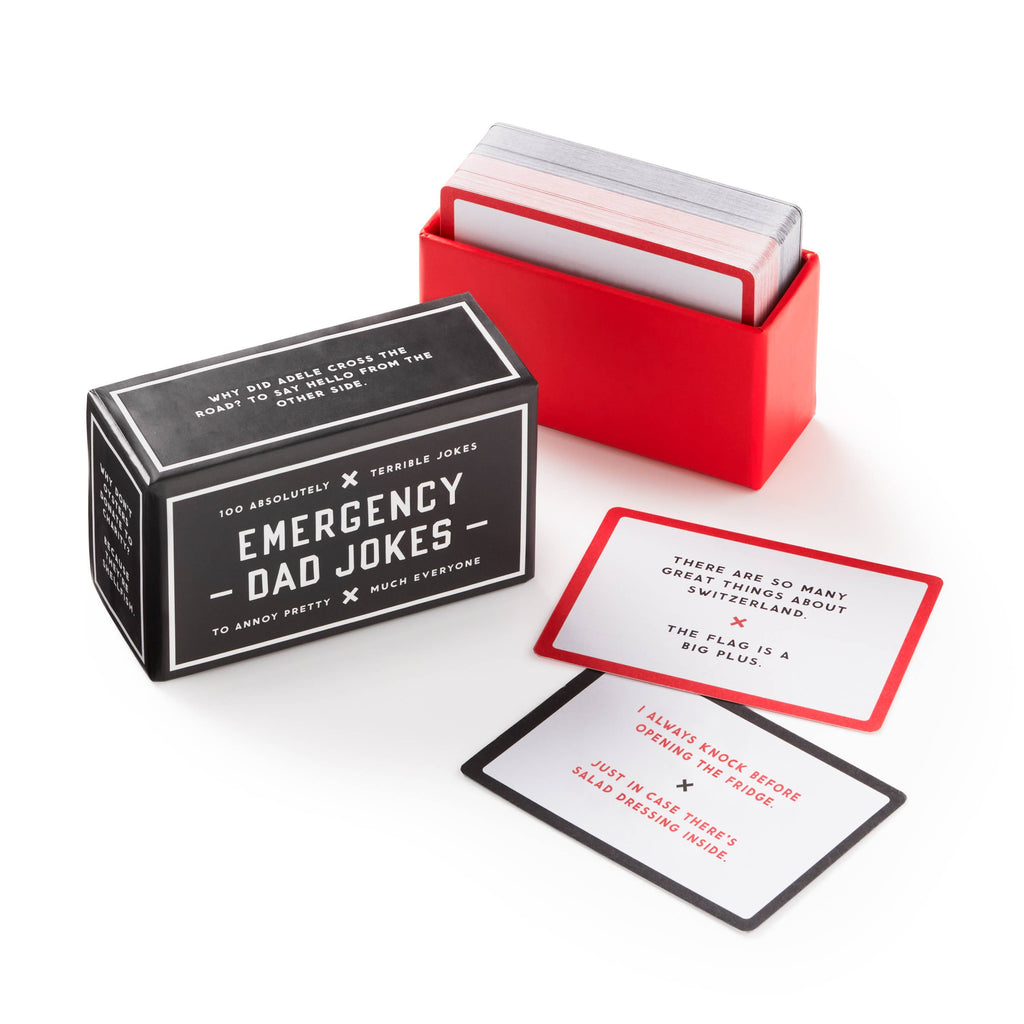 Emergency Dad Jokes Card Set by Brass Monkey