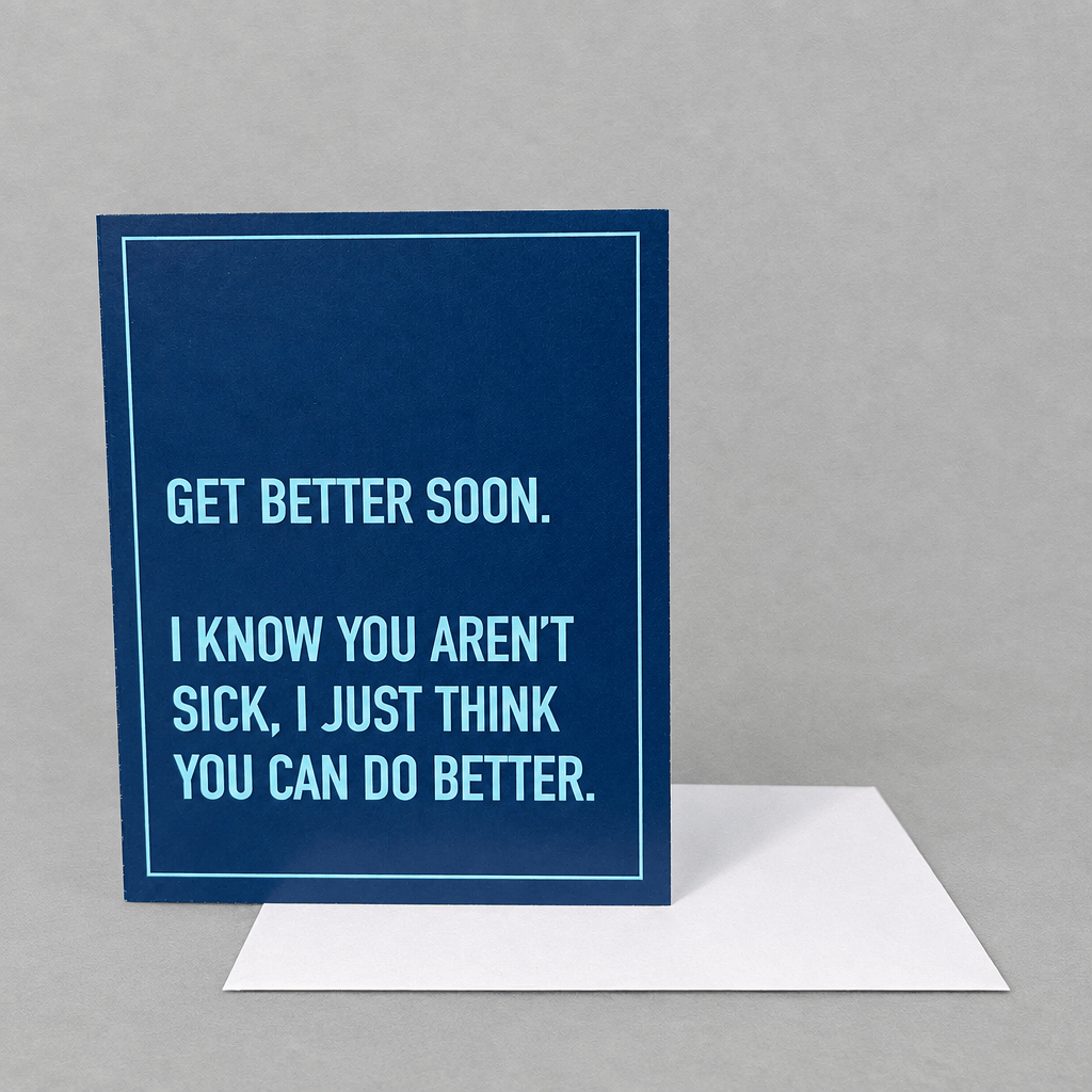 Do Better Greeting Card photo 2 on the lighter grey backdrop