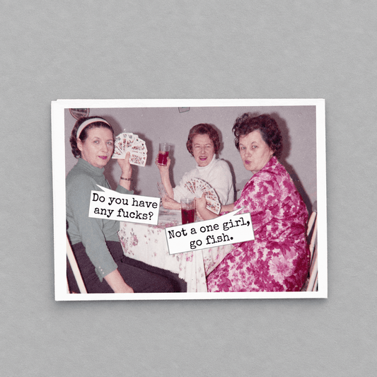 Do You Have Any Fucks?... Everyday Card photo 1 on the lighter grey backdrop