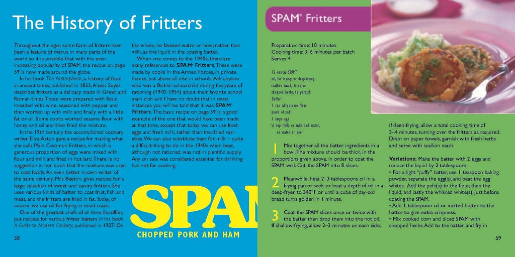 Spam the Cookbook: Hardcover