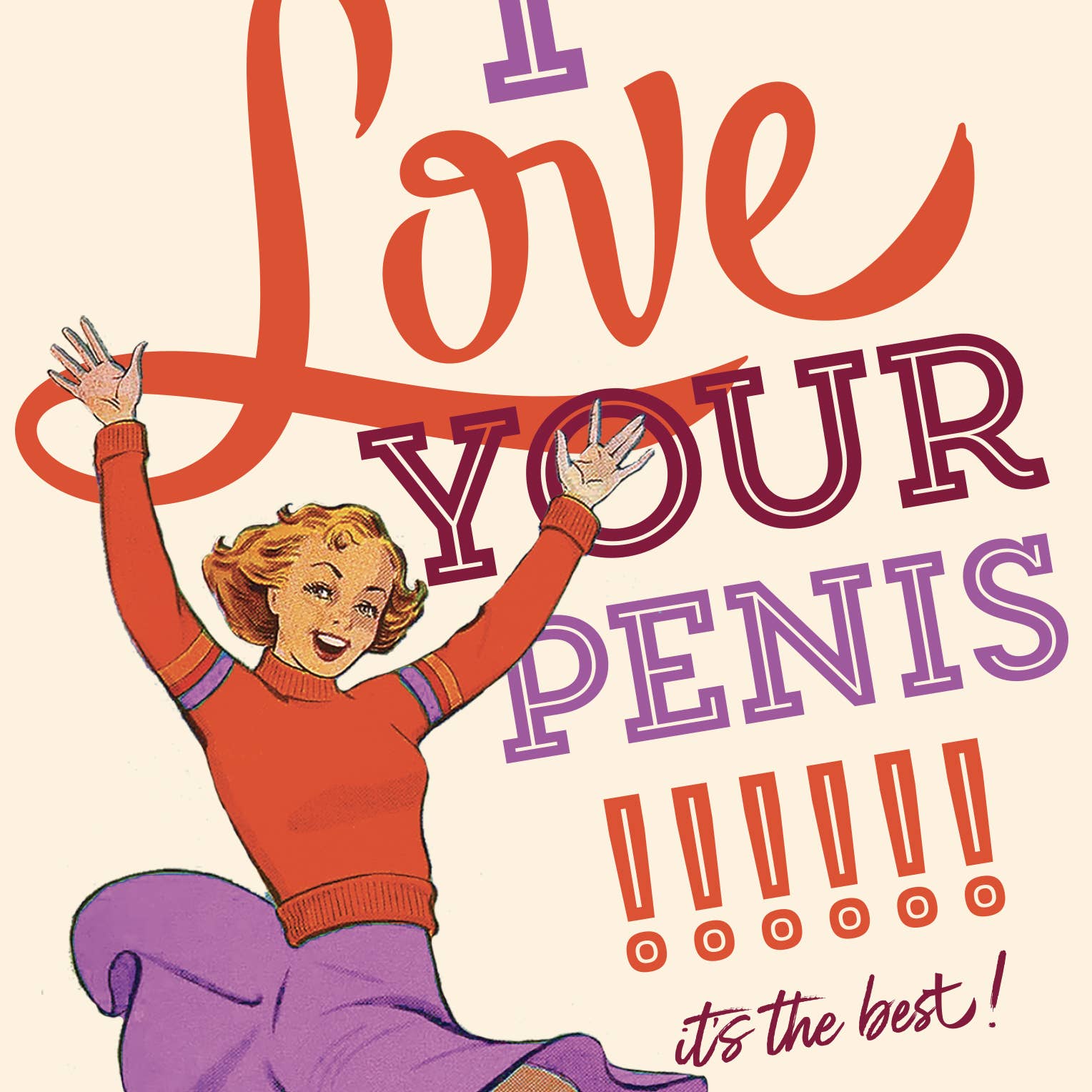 Love Your Penis Love / Anniversary Card