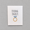 Finally Wedding Card photo 1 on the lighter grey backdrop
