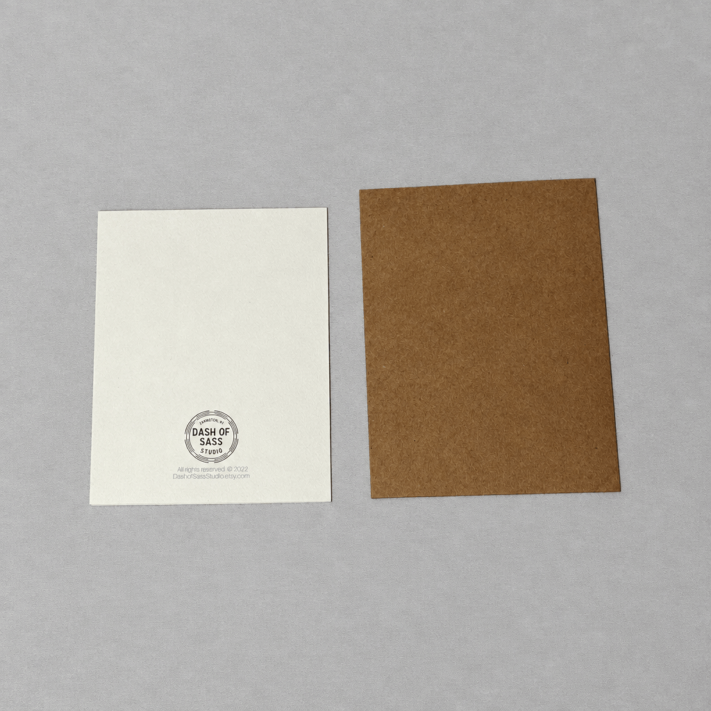 Fine as Fuck Card photo 5 on the lighter grey backdrop