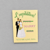 Fuck Marry Kill Wedding Card photo 1 on the lighter grey backdrop