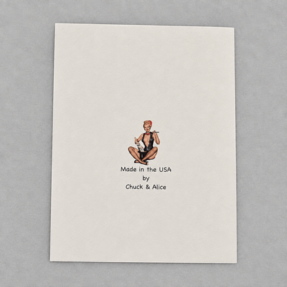 Happy Easter, Let's Have Brunch Card photo 3 on the lighter grey backdrop