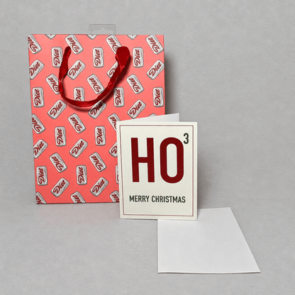 HO Cubed Greeting Card photo 2 on the lighter grey backdrop